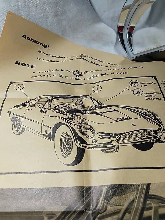 Tutti pezzi di ricambio auto: Sebring Mach 1 Spiegel – Usato da Goldswil venduto da buri299Soi