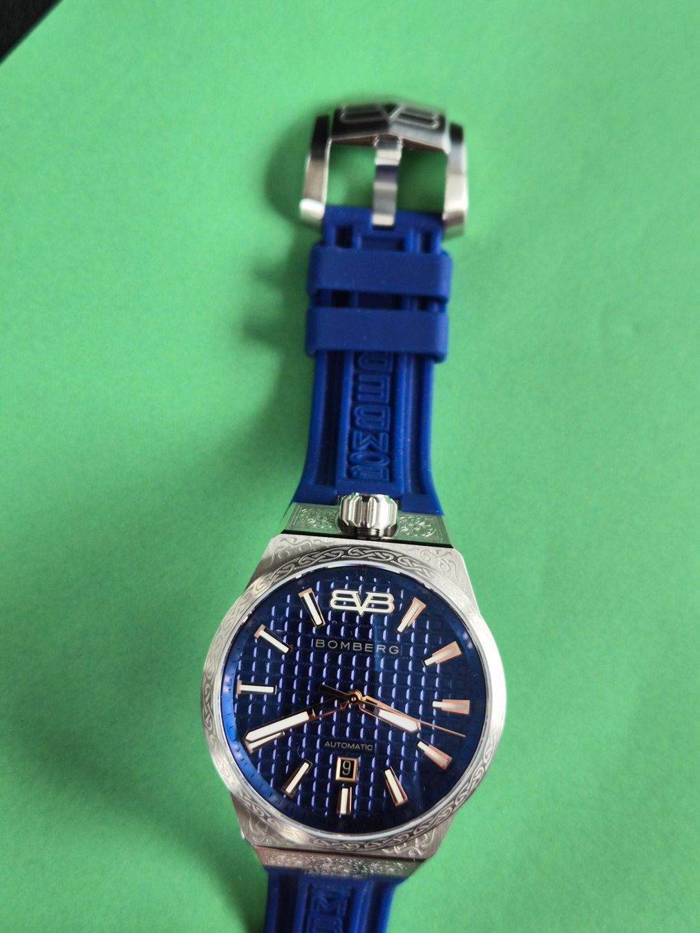 Bomberg Orologi: Bomberg Bolt-68 Neo Auto Metropolis Blue – Nuovo (secondo la descrizione) da Chabrey venduto da Horology 4