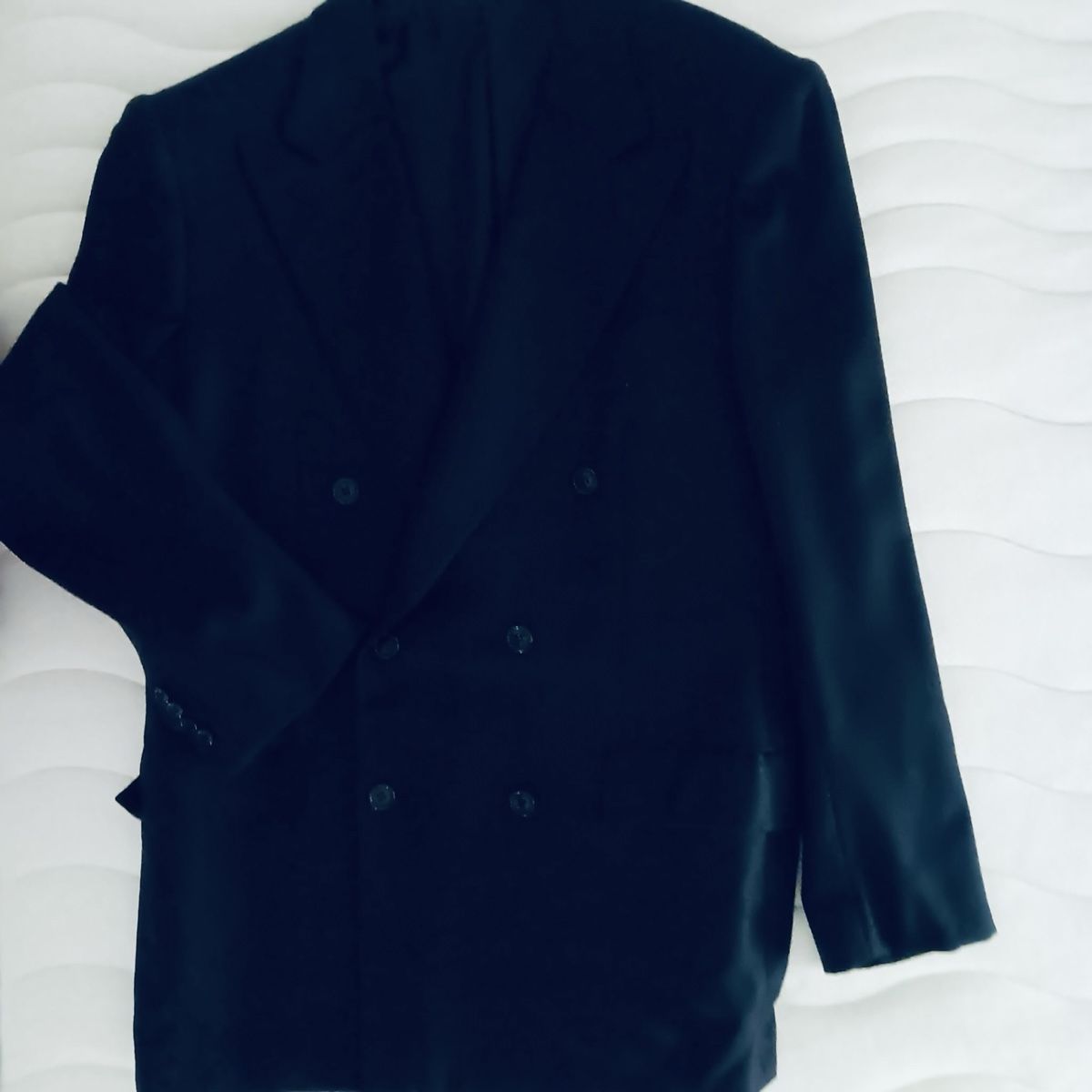 Kiton Jacken: Giacca Kiton blu doppiopetto cachemire – Gebraucht aus Lugano von Edera49 5