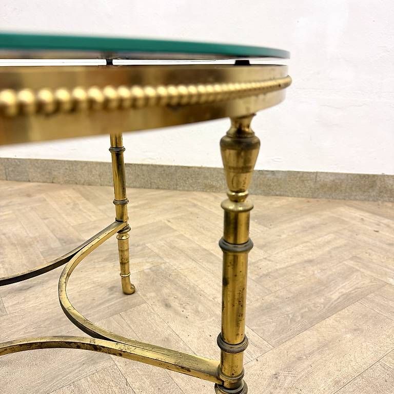 Tavoli: 70er Messing Clubtable by Maison Charles – Usato da basel venduto da vintory.ch 5