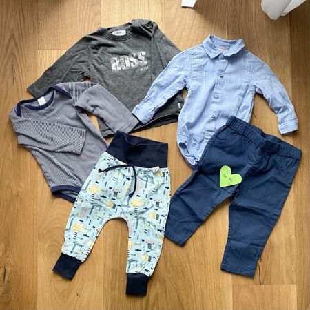 Baby Kleiderpaket Gr. 74, Hugo Boss, Body, Hosen, Top!