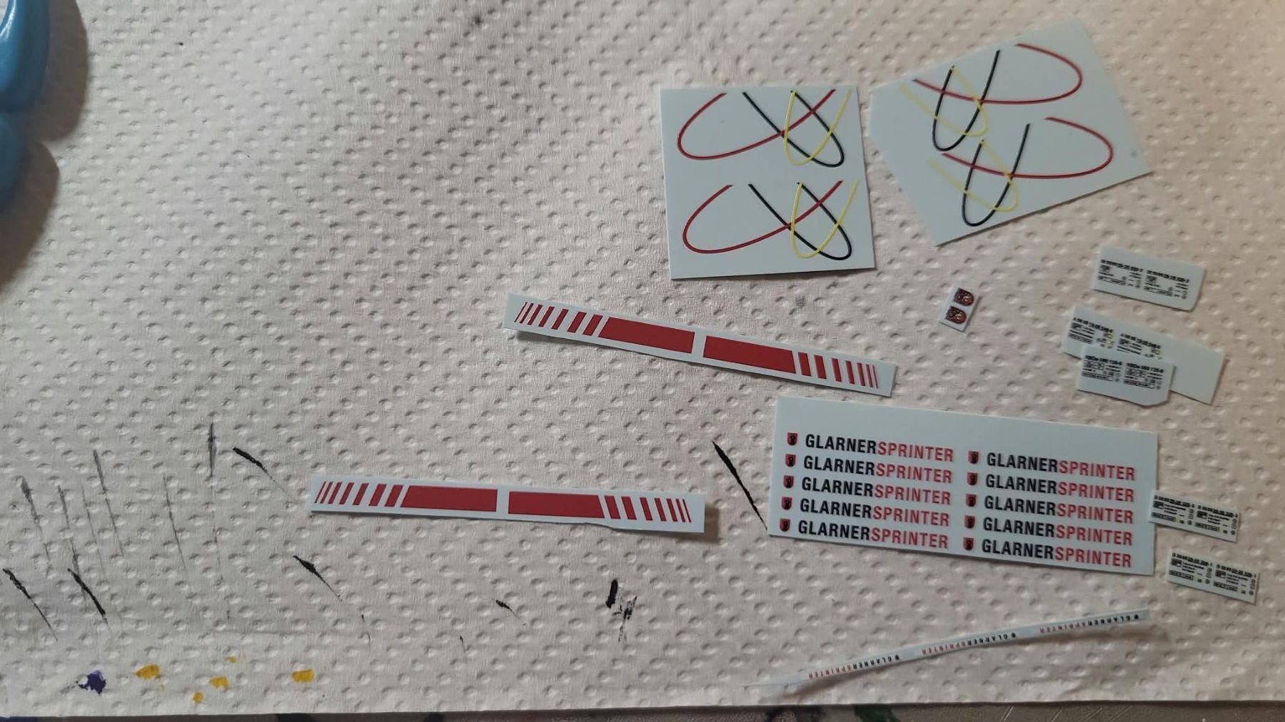 Modellini di ferrovie: Decals pour rame NPZ Glarner Sprinter – Usato da Colombier NE venduto da Couscous12 1