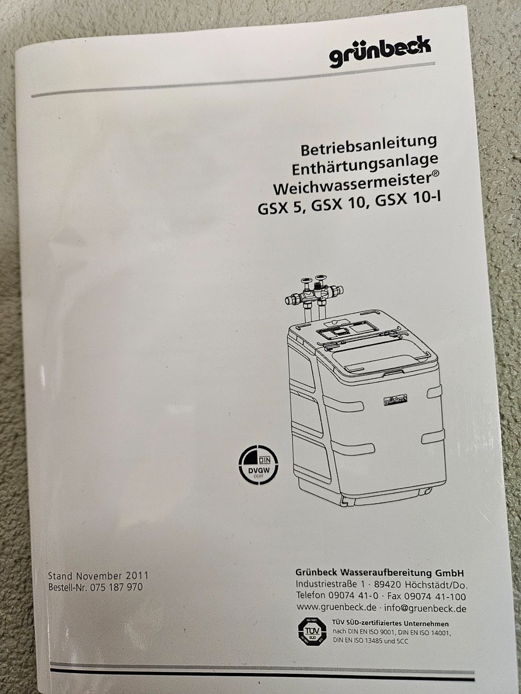 Sanitari: Enthärtungsanlage GSX5 – Usato da Rorbas venduto da unidelikum 5