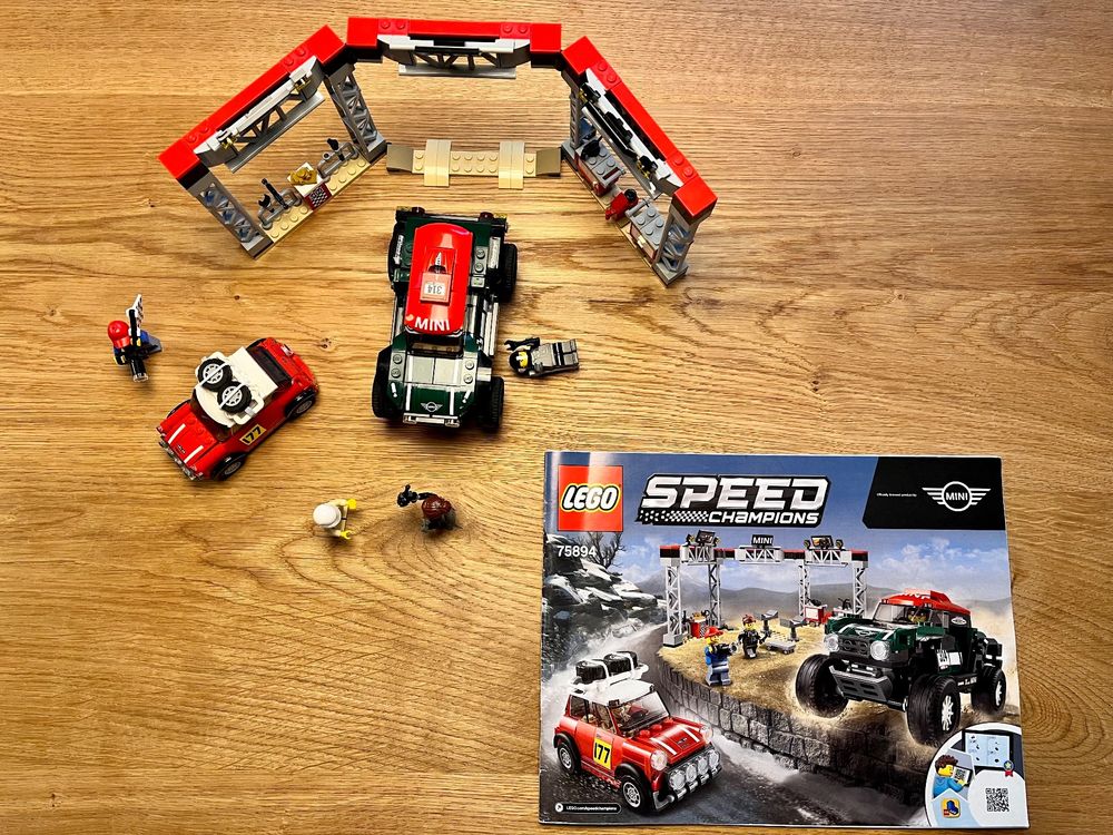 Lego Speed Champion Mini Cooper S und Mini John Cooper (Gebraucht) in ...