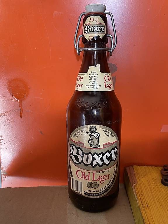 Bottiglie: Antike Bier Flasche Boxer  – Usato da Ibach venduto da brunnen55 1