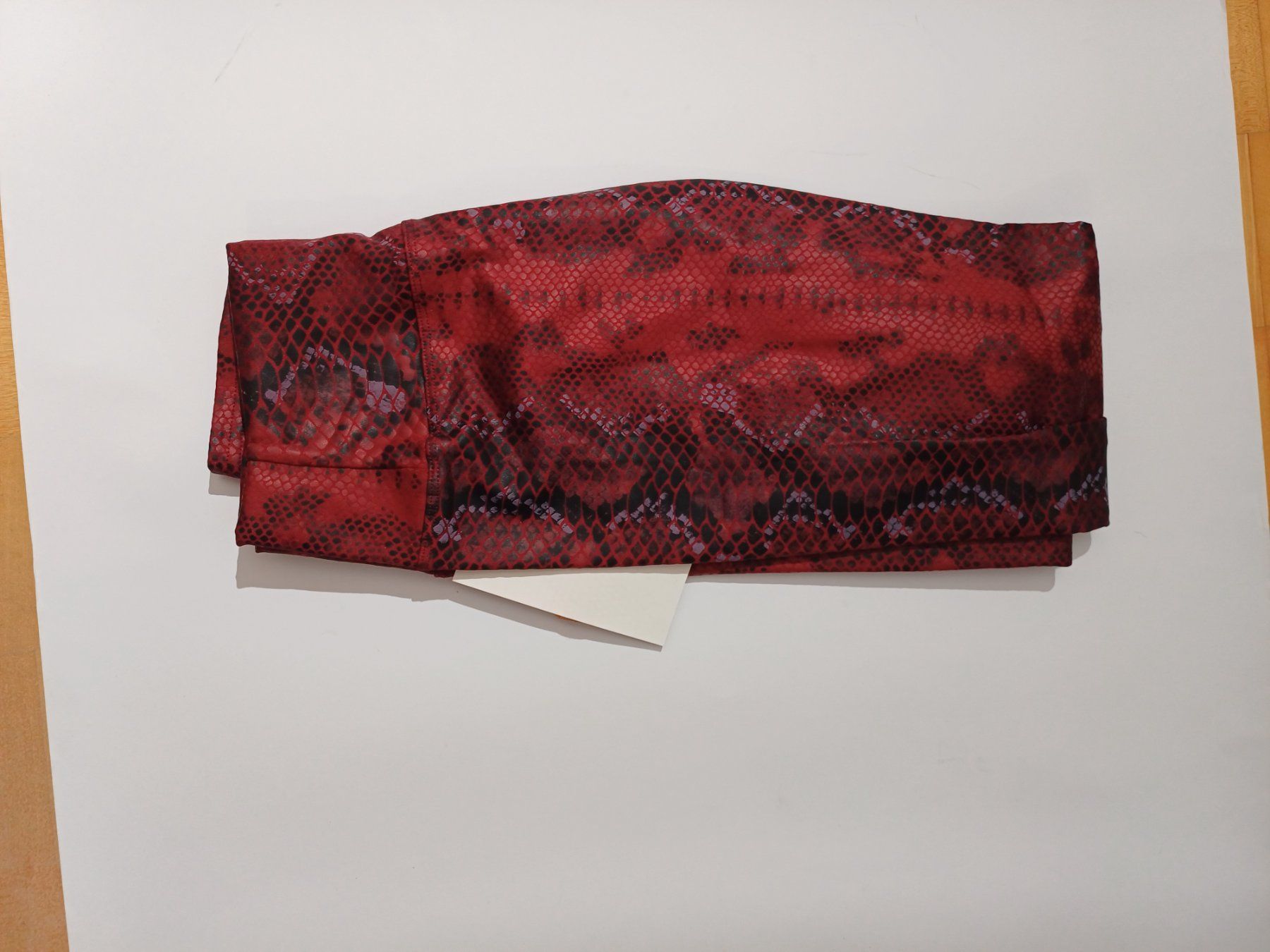 Leggings: Hose / Legging Krokoimitat rot – Nuovo (secondo la descrizione) da Zürich venduto da Atad 1