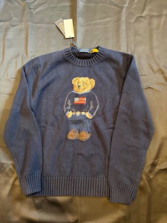 Polo Ralph Lauren Pullover Bär Motiv Gr. M 