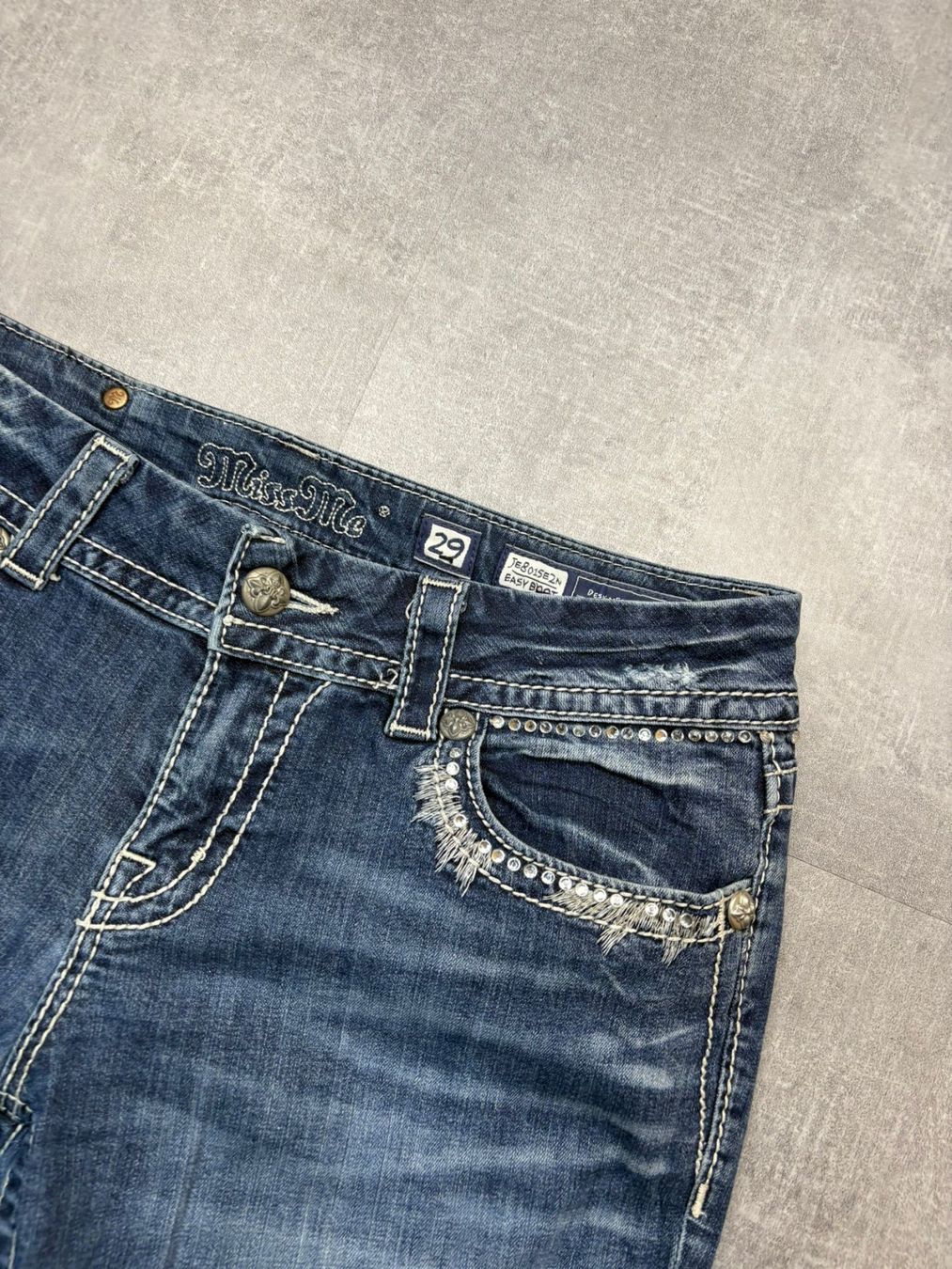 Jeans: Miss Me Bootcut Flared Jeans - Grösse L/29 – Usato da Werdenberg venduto da hase.vintage 4