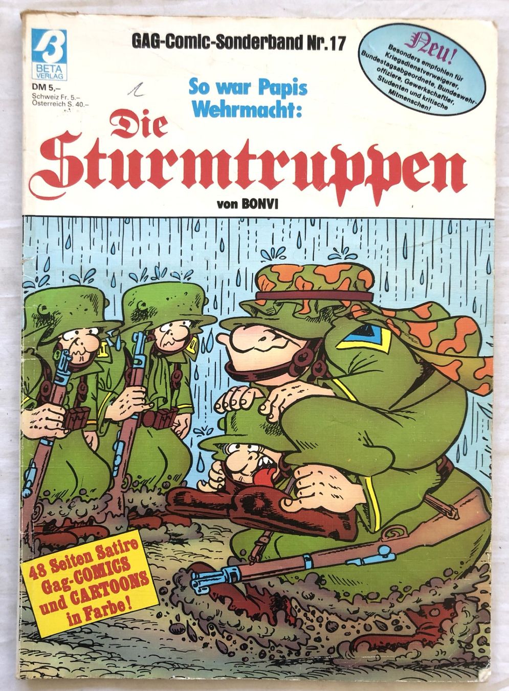 Fumetti: Die Sturmtruppen - Nr.17 - 1.Auflage – Usato da Schaffhausen venduto da durruti