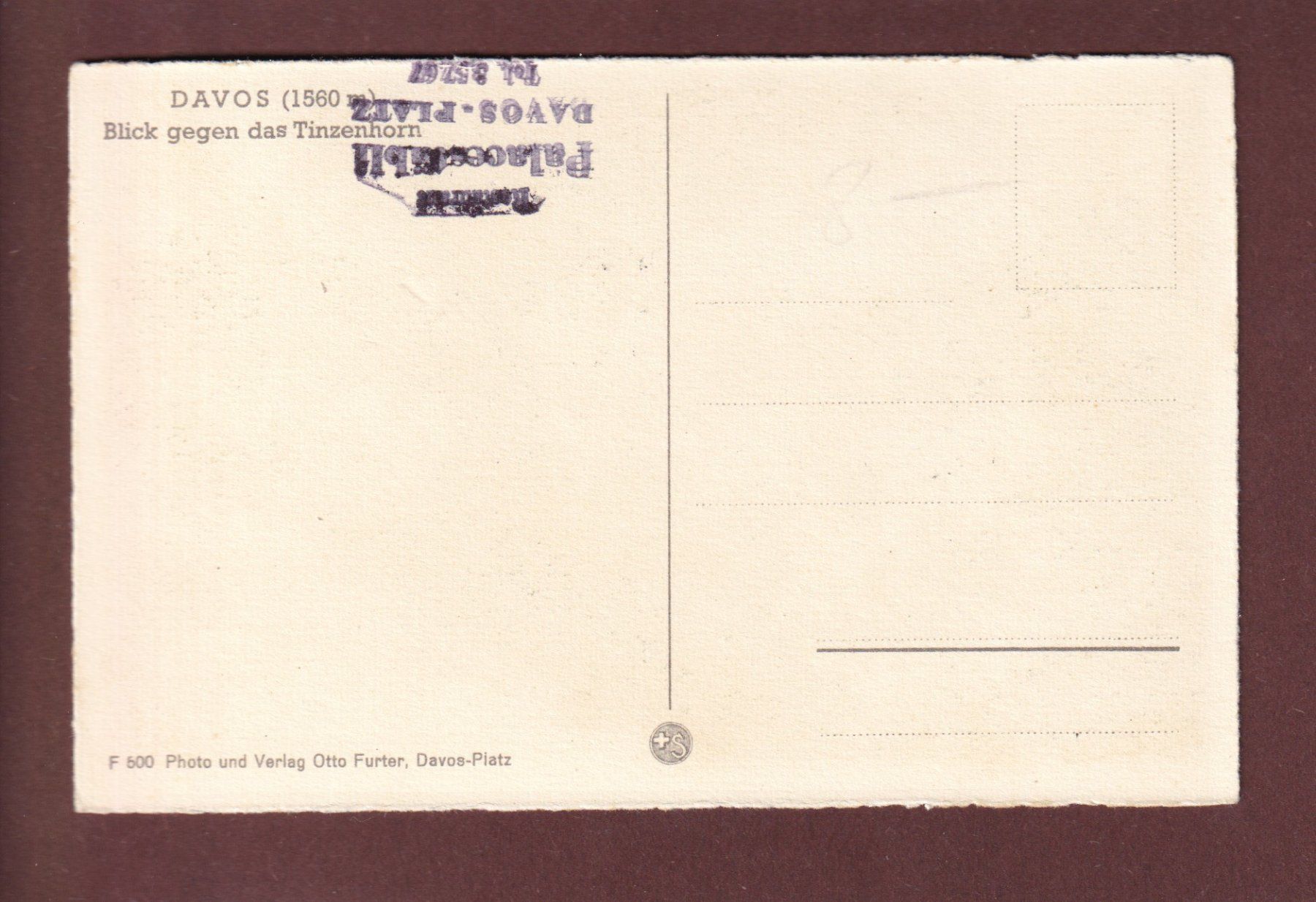 Cartoline postali: DAVOS – Usato da Pully venduto da nicecards 1