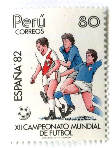 Alle Briefmarken: Briefmarke "Fussball". Peru. – Neu und originalverpackt aus Basel von Butsch5