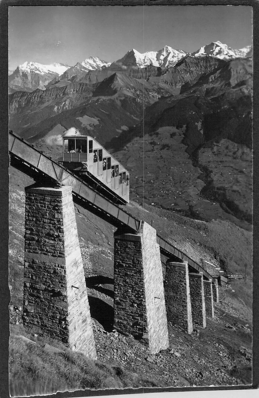 Ansichtskarten: ,Niesenbahn , 1953 – Gebraucht aus Reichenburg von ibiza18