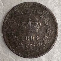 Italienische 20 Centesimi Münze aus dem Jahr 1894