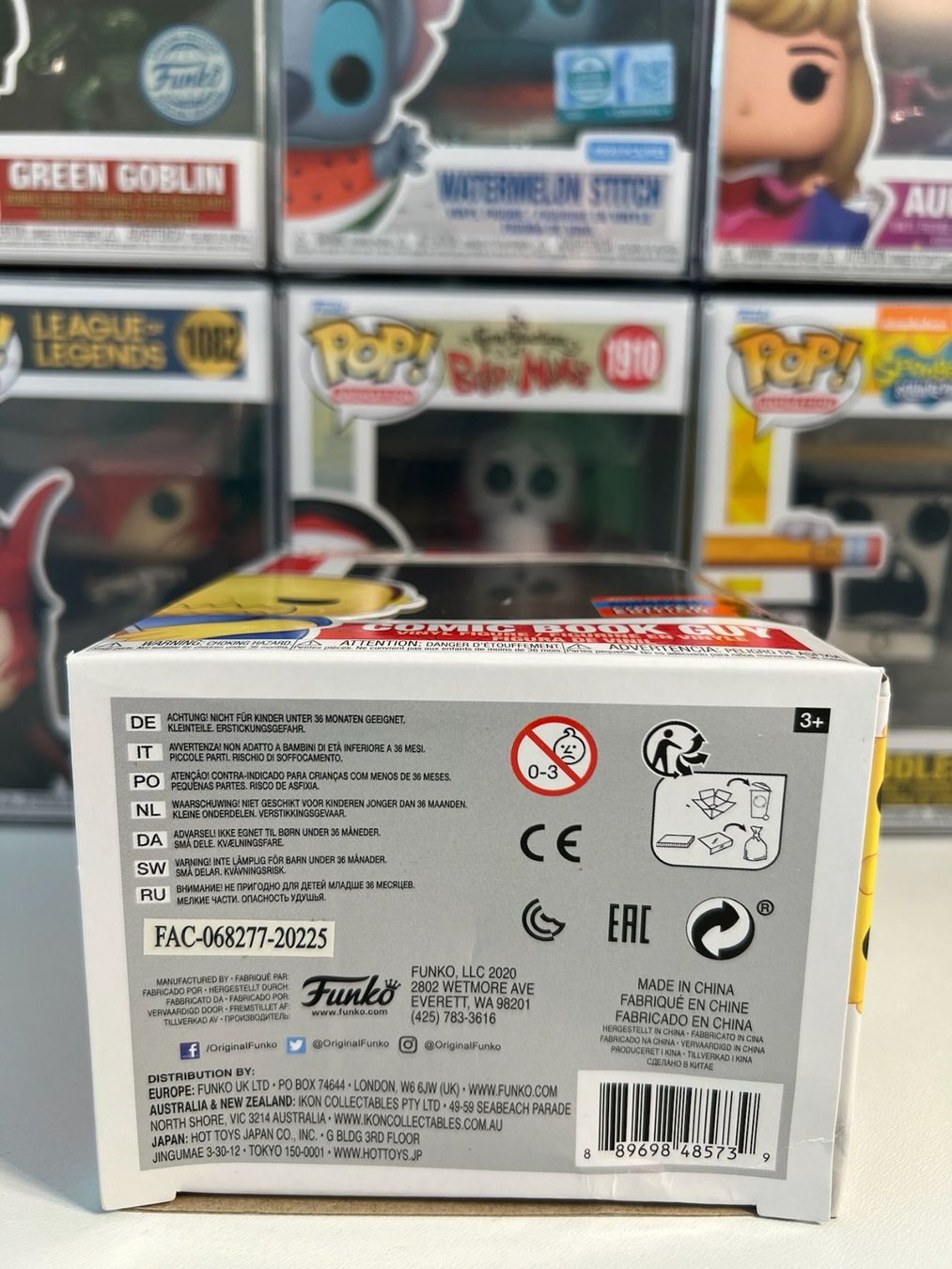 Funko Statuette: Funko POP! Television Les Simpsons Comic Book Guy Limitée – Usato da Le Mouret venduto da perfectbijou 5