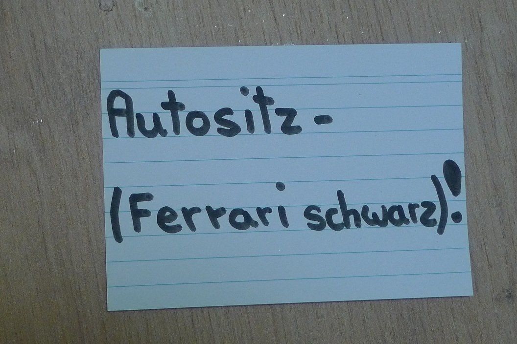 Auto-Kindersitze: Autositz-(Ferrari schwarz)! – Gebraucht aus Bern von bn1640 5
