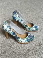 Marco Tozzi Pumps, blumig, Kork Imitat Absatz. Gr.36