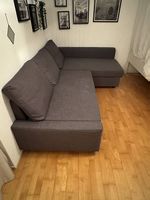 Eckbettsofa mit Bettkasten, Skiftebo dunkelgrau