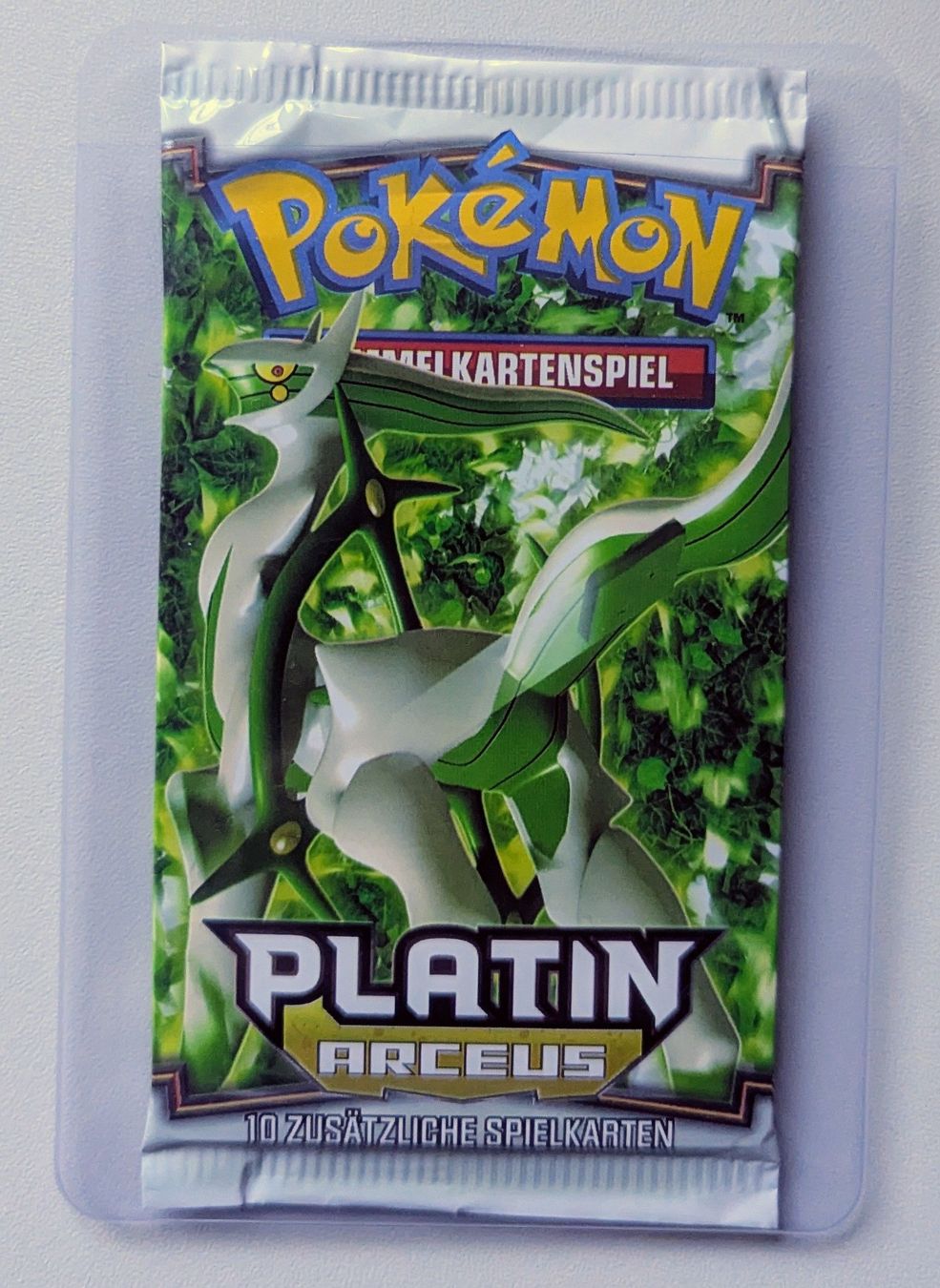 Pokémon Carte collezionabili: Pokemon Platin / Platinum Arceus Booster Pack ungewogen – Nuovo e nell'imballaggio originale da Zürich venduto da sim_r6fm