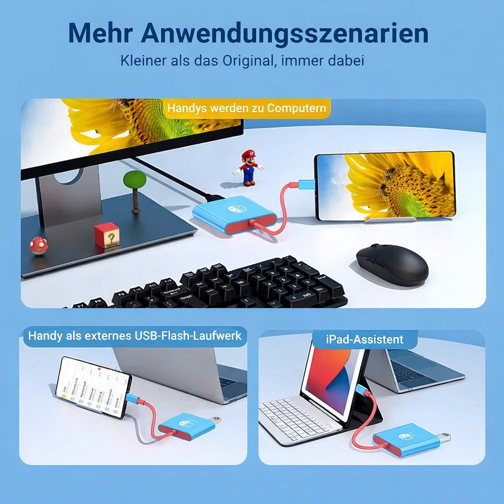 Docking station: Nintendo Switch Docking Station USB-C HDMI USB 3.0 – Nuovo e nell'imballaggio originale da Winterthur venduto da SwissTechStore 3