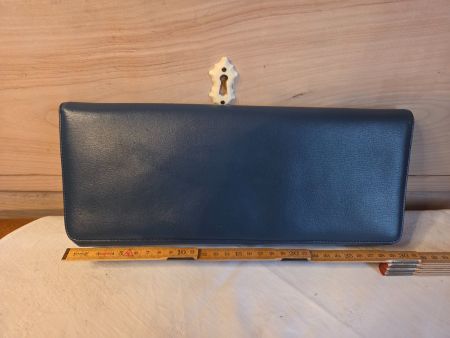 Elegante Vintage Clutch Handtasche in Blau