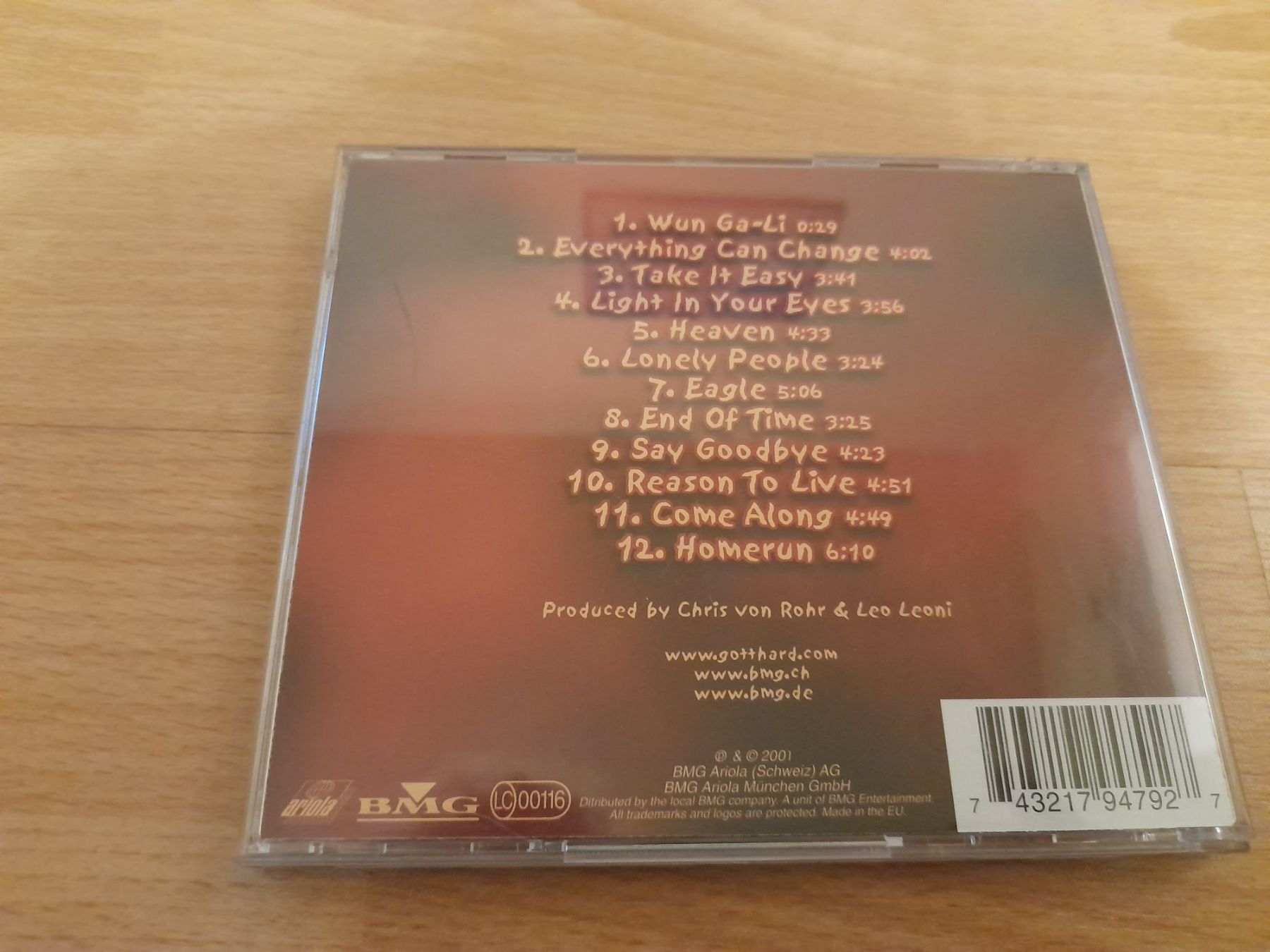 CD: Gotthard - Homerun CD – Usato da Lustmühle venduto da chevi03 2