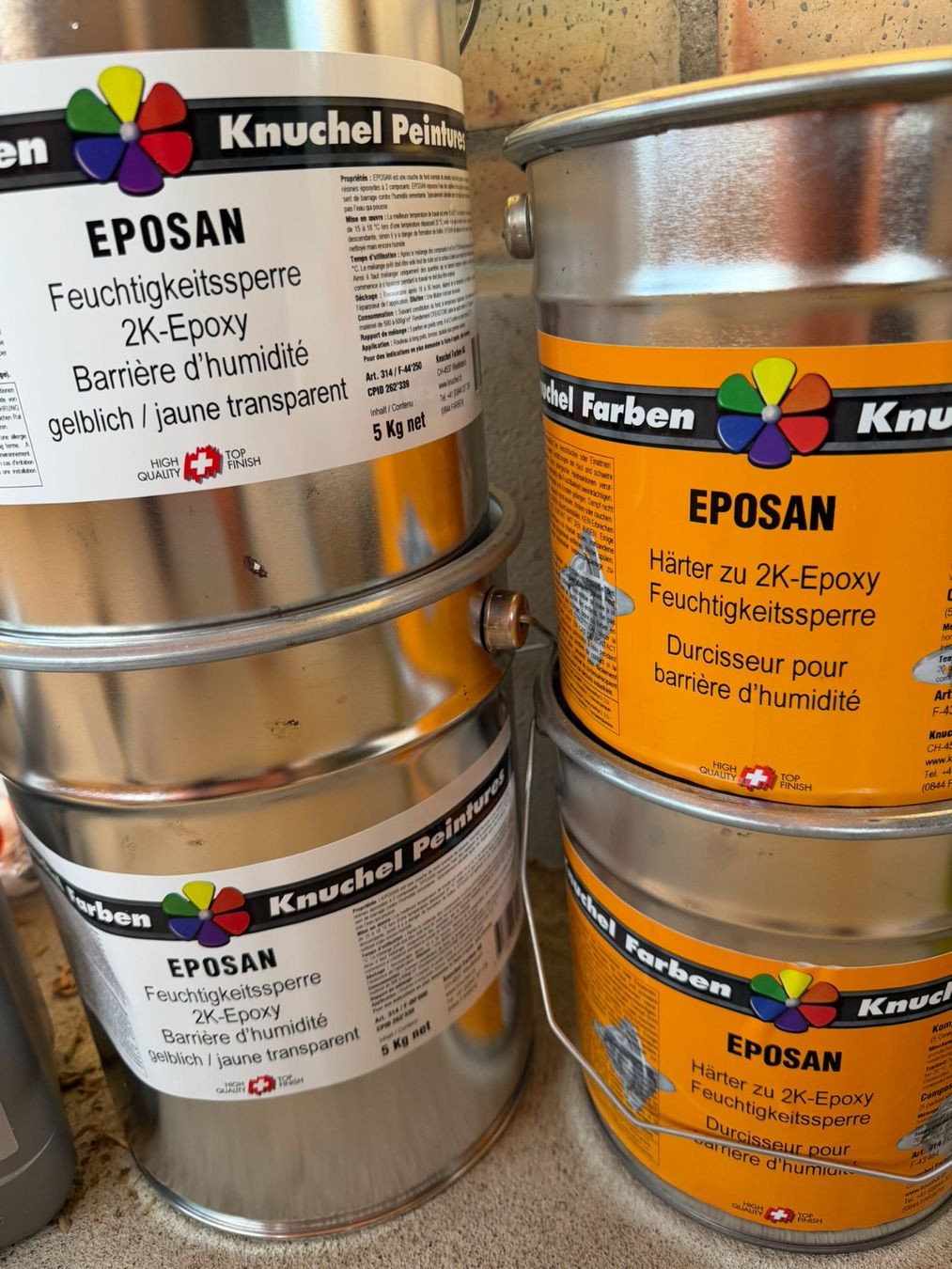 Colori: 2K Unterwasserfarbe / Poolfarbe mit Epoxy Abdichtung – Nuovo e nell'imballaggio originale da Kirchenthurnen venduto da dasplushippenstiel 2