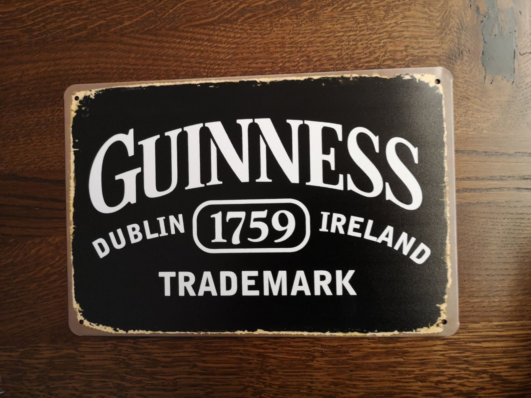 Insegne: Blechschild Guinness Trademark – Nuovo e nell'imballaggio originale da Wangen SZ venduto da Charlie_Firpo