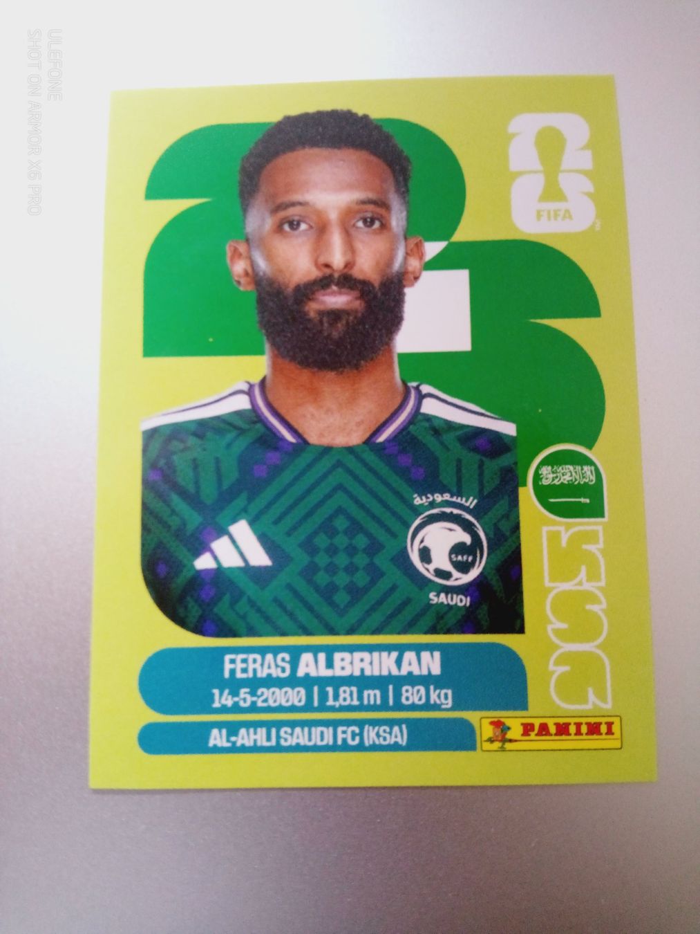Panini Cartes à collectionner: Panini WM 2026 Sticker KSA 18 – D'occasion à Volketswil par Stf801210