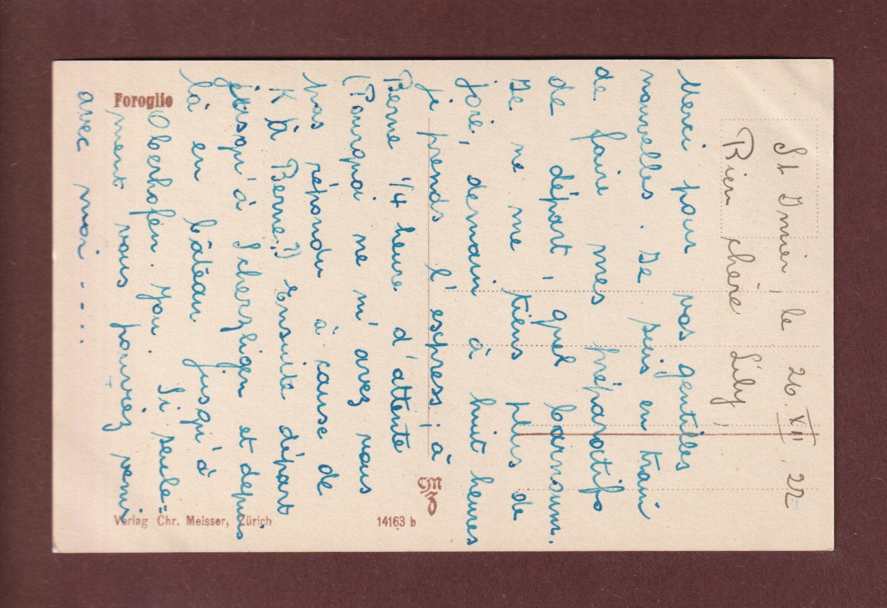 Cartoline postali: Cevio - FOROGLIO - 1922 – Usato da Pully venduto da nicecards 1