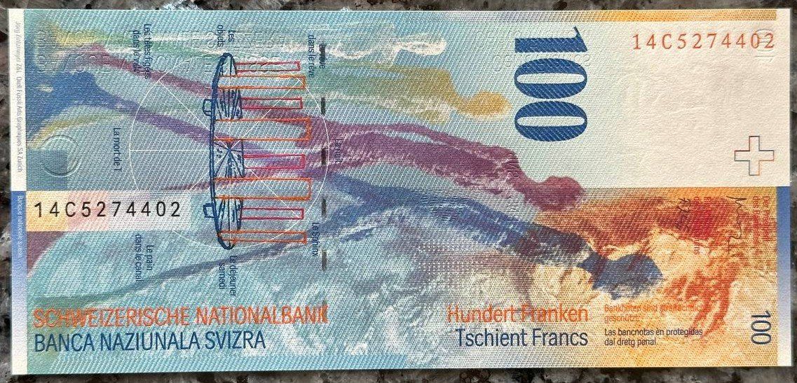 Banconote: 100 CHF Note - Schweizer Banknote - Sammlerstück – Nuovo (secondo la descrizione) da Beringen venduto da Mantafisch1 1