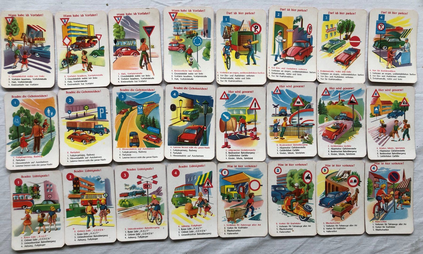 Giochi: Verkehrs-Quartett - Wer hat Vorfahrt? – Usato da Schaffhausen venduto da durruti 2