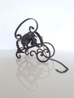 Vintage Flaschen Halter Schweizer Handarbeit Schmieden