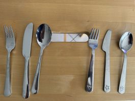 2 x set kids cutlery (6-piece) Ikea