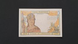 Vietnam - Indochina 5 Piastres 1946 Unc