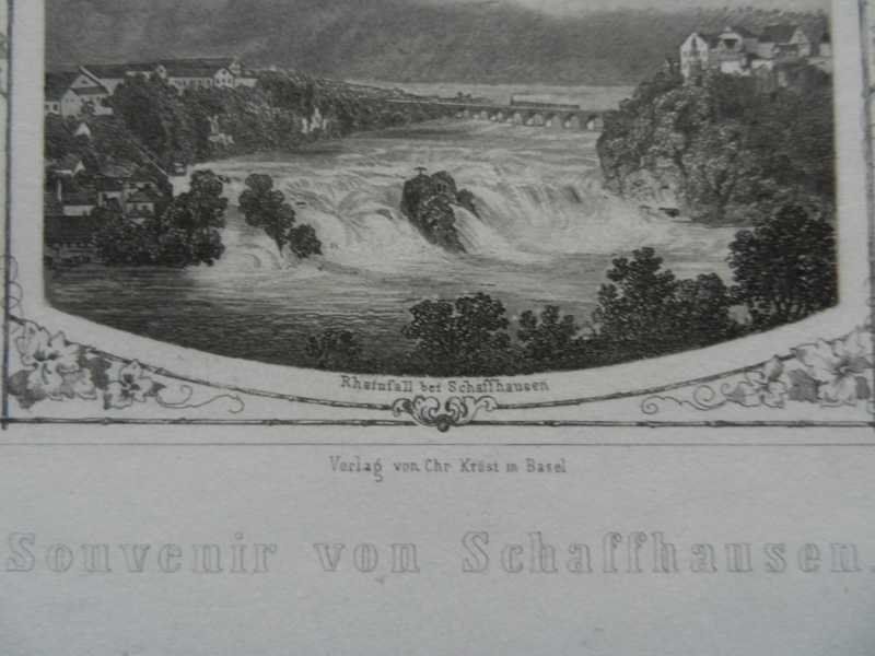 Incisioni: Schaffhausen Souvenirblatt – Usato da Risch venduto da Rischli15 2