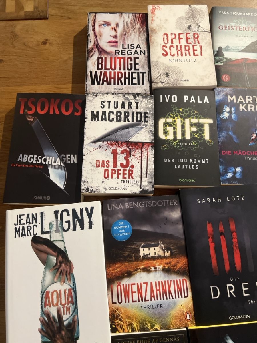 Libri: 17 Thriller im Packet – Nuovo (secondo la descrizione) da Uznach venduto da Apuutze 2