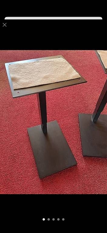 Supporti a parete: Lautsprecherständer, Paar, Metall, schwarz – Usato da Schwanden GL venduto da Sedona-3 2