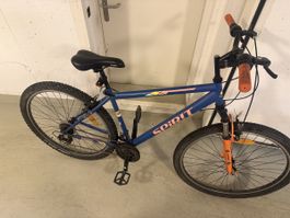 Mountainbike Spirit blau orange gebrauchter Zustand