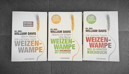 3 Bücher "Weizenwampe" von Dr. Med. W.Davis