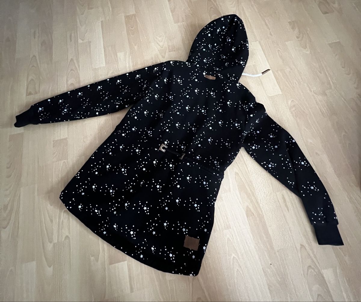 Giacche: Schwarze Damen Jacke mit Sternen – Usato da Embrach venduto da BGLD7210 1