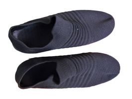 Gr. 37 leichte Sneaker  Schlupfschuhe schwarz Textil wie neu