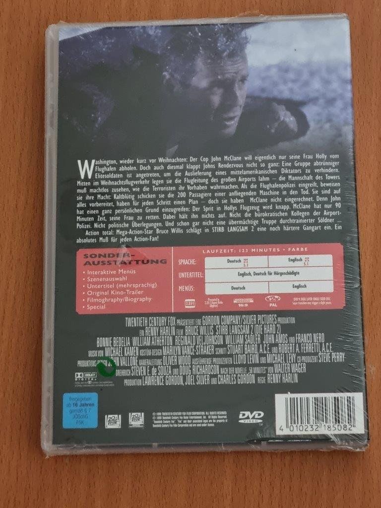 Tutti i DVDs: DVD: Stirb langsam 2 - Die hard 2 -> NEU – Nuovo e nell'imballaggio originale da Ehrendingen venduto da Thomas_2 1