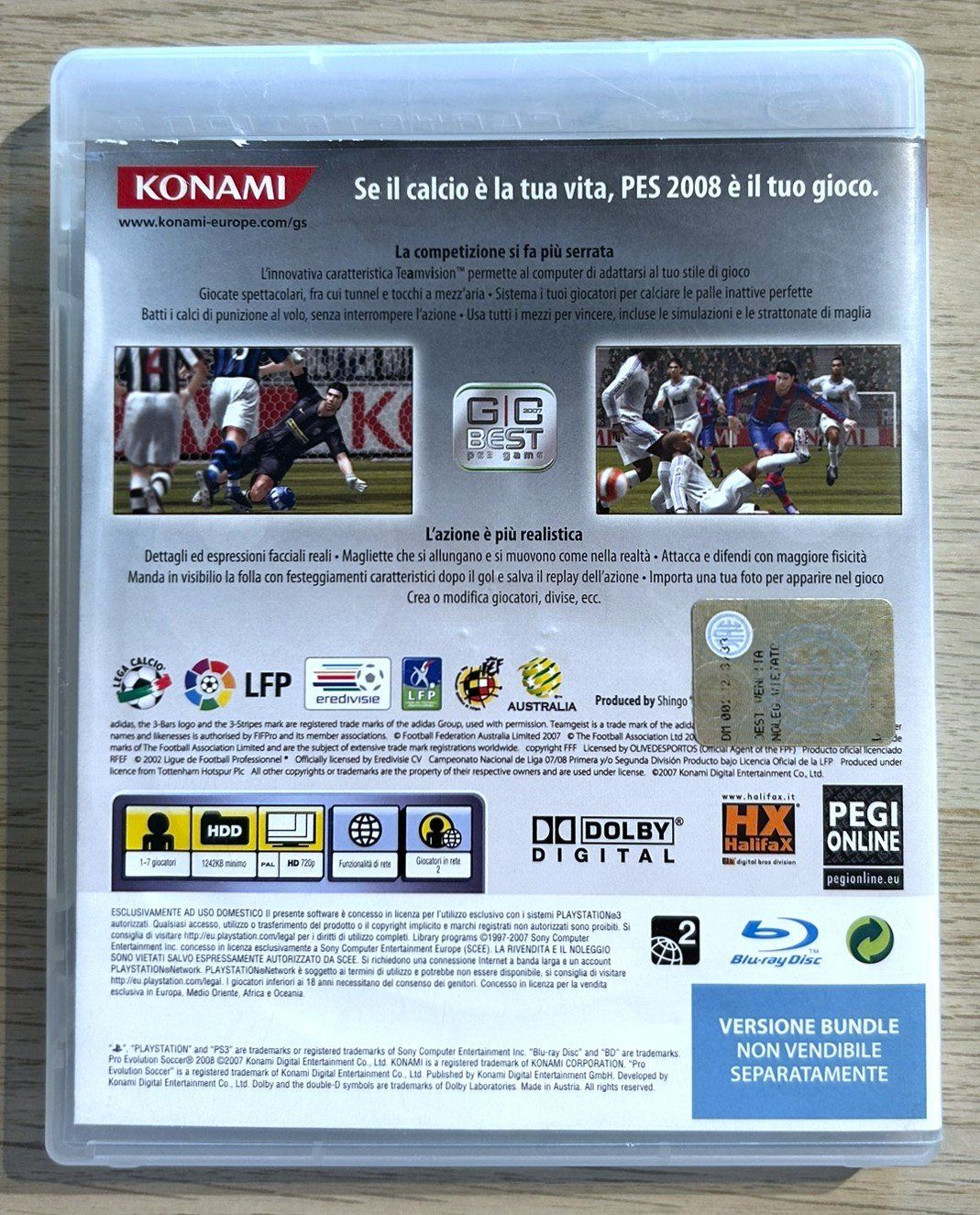 Sony Giochi: PES 2008 PS3 – Usato da St. Gallen venduto da Alpine.Arcade 1