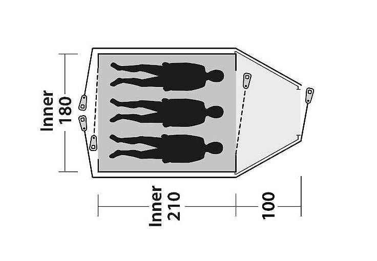 Zelte: Tente Outwell Cloud 3 – Gebraucht aus Bulle von Pam1 1