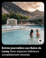 2x entrée journalière à Lavey-les-bains