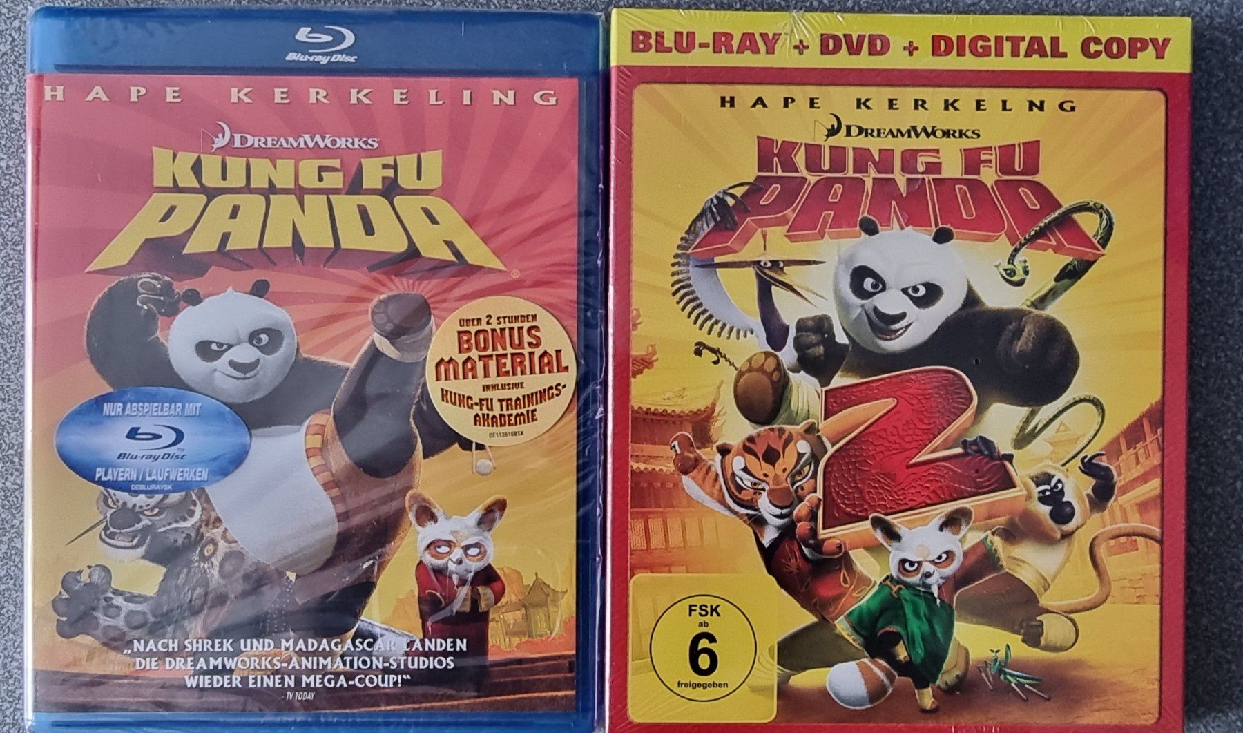 Tutti i DVDs: Blu Ray Kung Fu Panda 1&2 NEU – Nuovo e nell'imballaggio originale da Oetwil am See venduto da fineli2