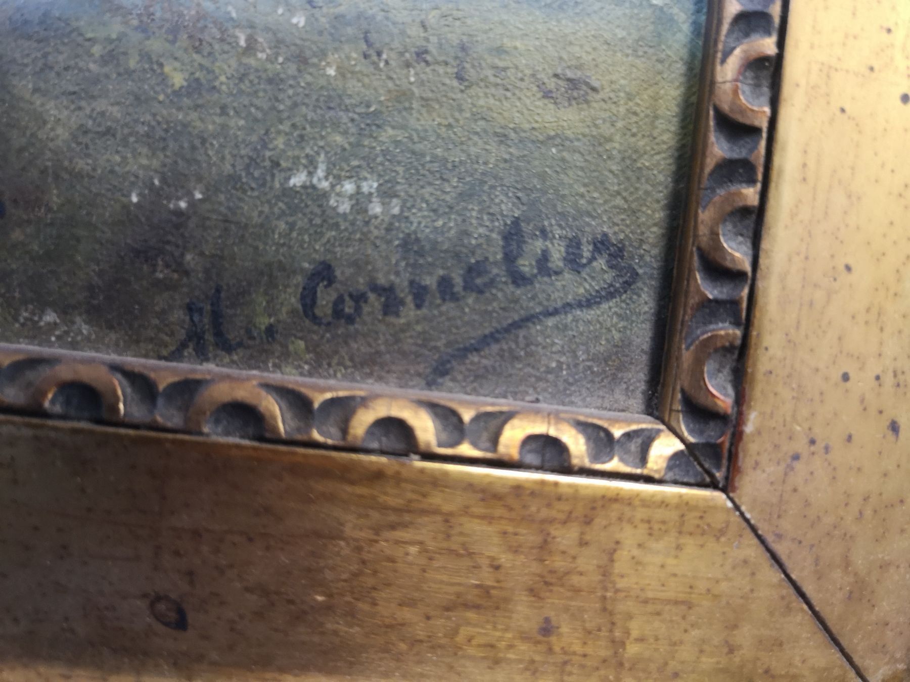 Gemälde: Ancienne toile signée – Gebraucht aus Genève von Qanil77 4