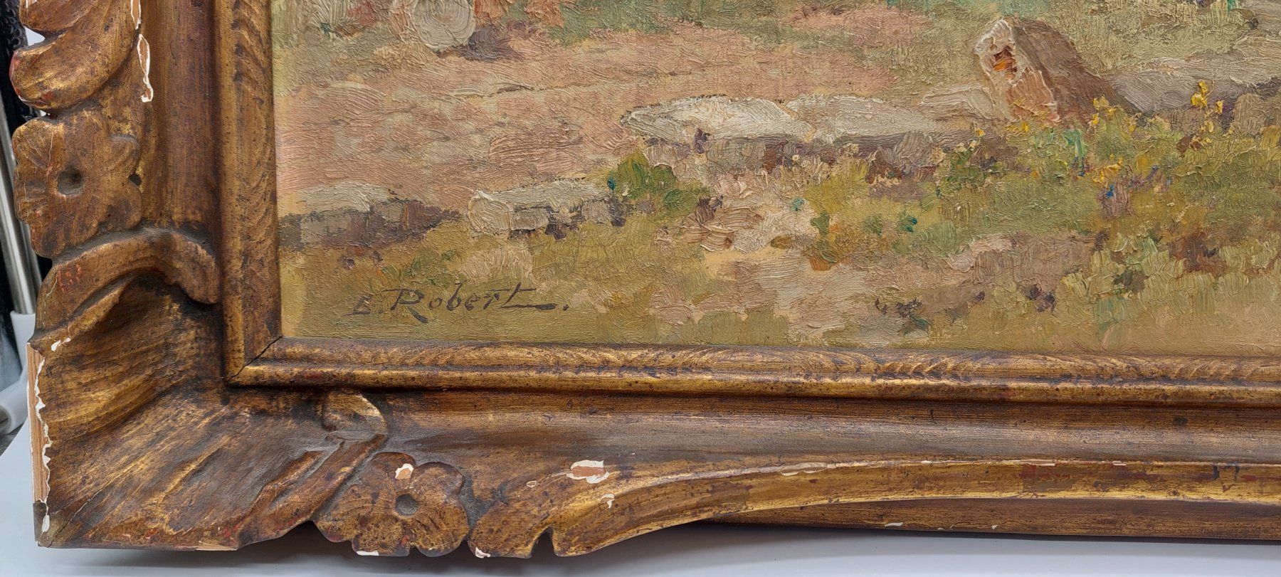 Foto & Immagini: Ölbild Olivier au Baguier signiert E. Robert – Usato da Dielsdorf venduto da anabur 2