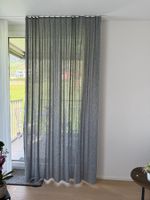 Fertigvorhänge blaugrau 2 Stk.