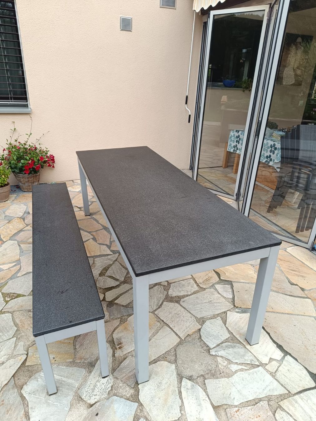 Tische: Granittisch mit Granitbank – Gebraucht aus Neuheim von rene02 2